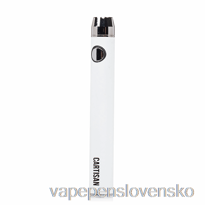 Cartisan Button Vv 900 Dual Charge 510 Battery [micro] White Vape Pen